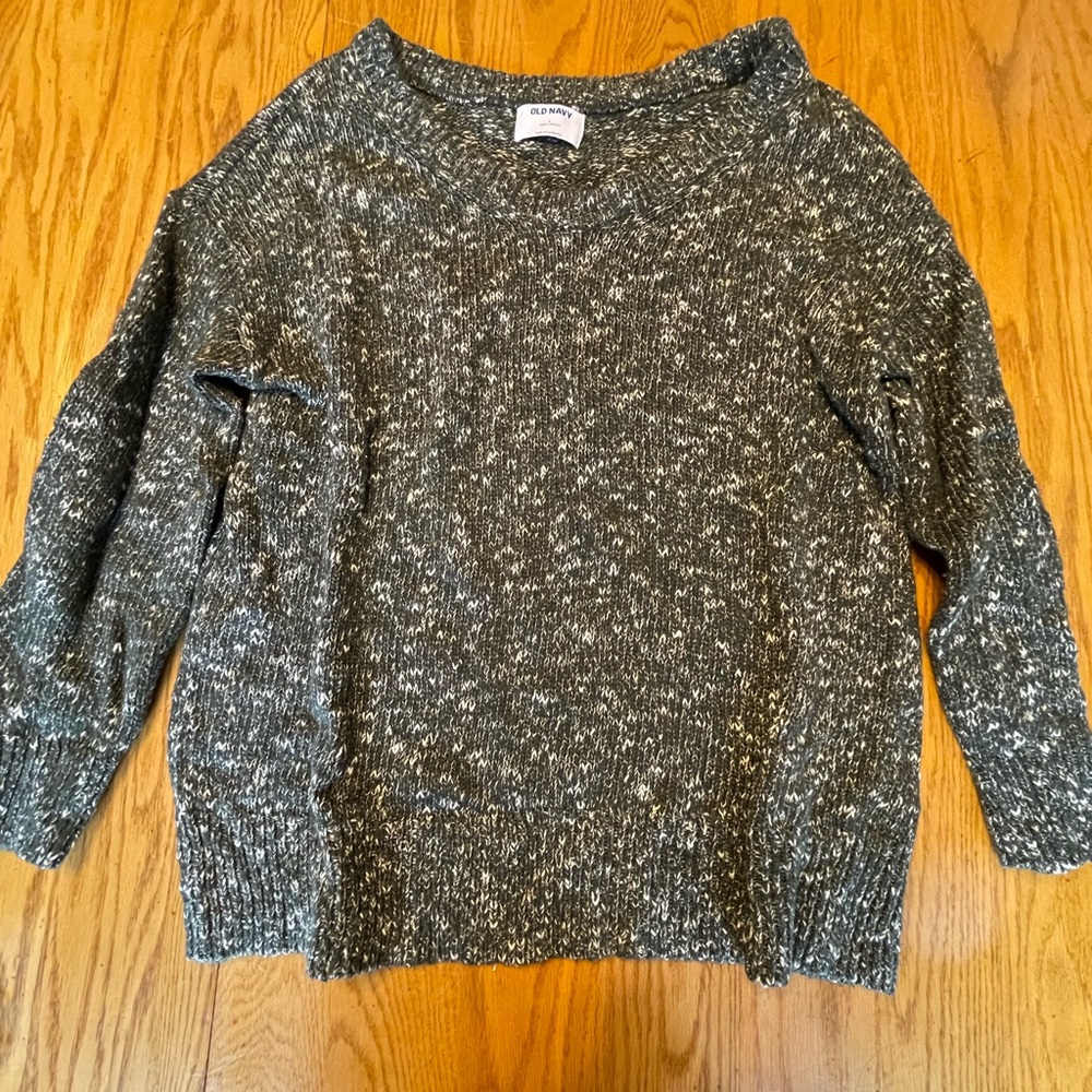 Old Navy, dark green tunic sweater